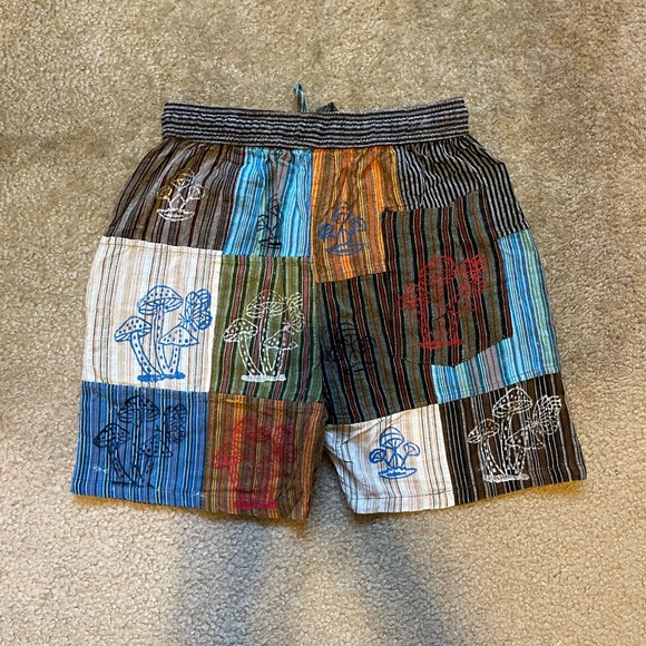 Colorful Patchwork Shorts - Picture 2 of 3